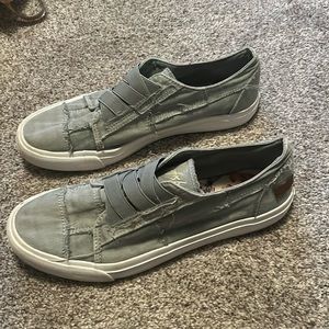 Gray Blowfish slip-ons size 10